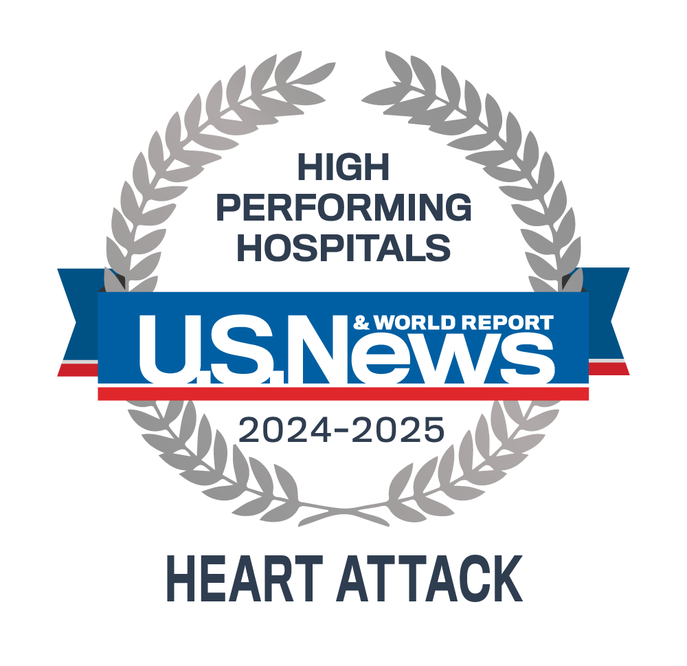 US News High Performing Hospitals Heart Attack 2024-2025